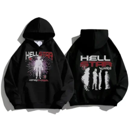 Mens Hellstar Hoodie Black